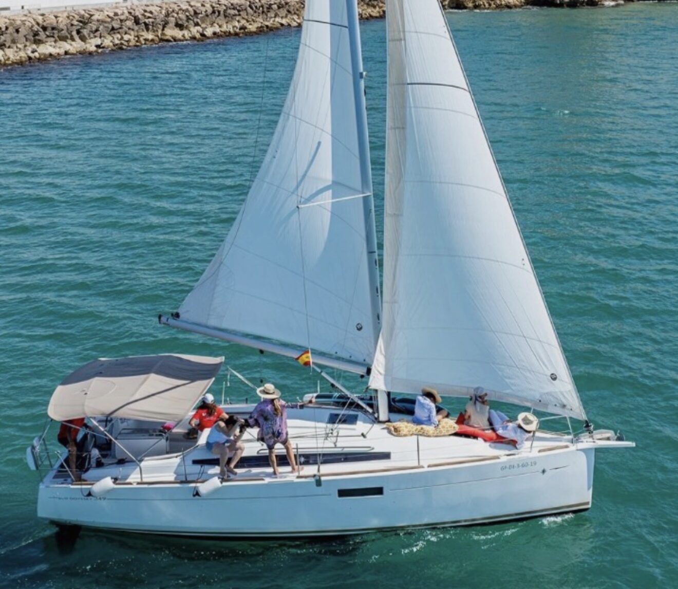 MON AMOUR PERFIL e1779200600949 Sailboat Rental for 11 People in Sitges